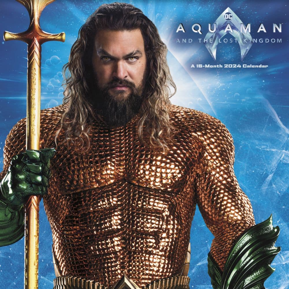 Aquaman and the Lost Kingdom 2024 Wall Calendar