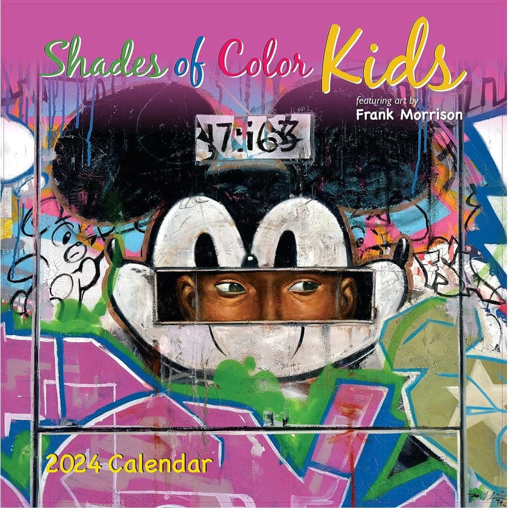 Shades of Color Kids 2024 Wall Calendar