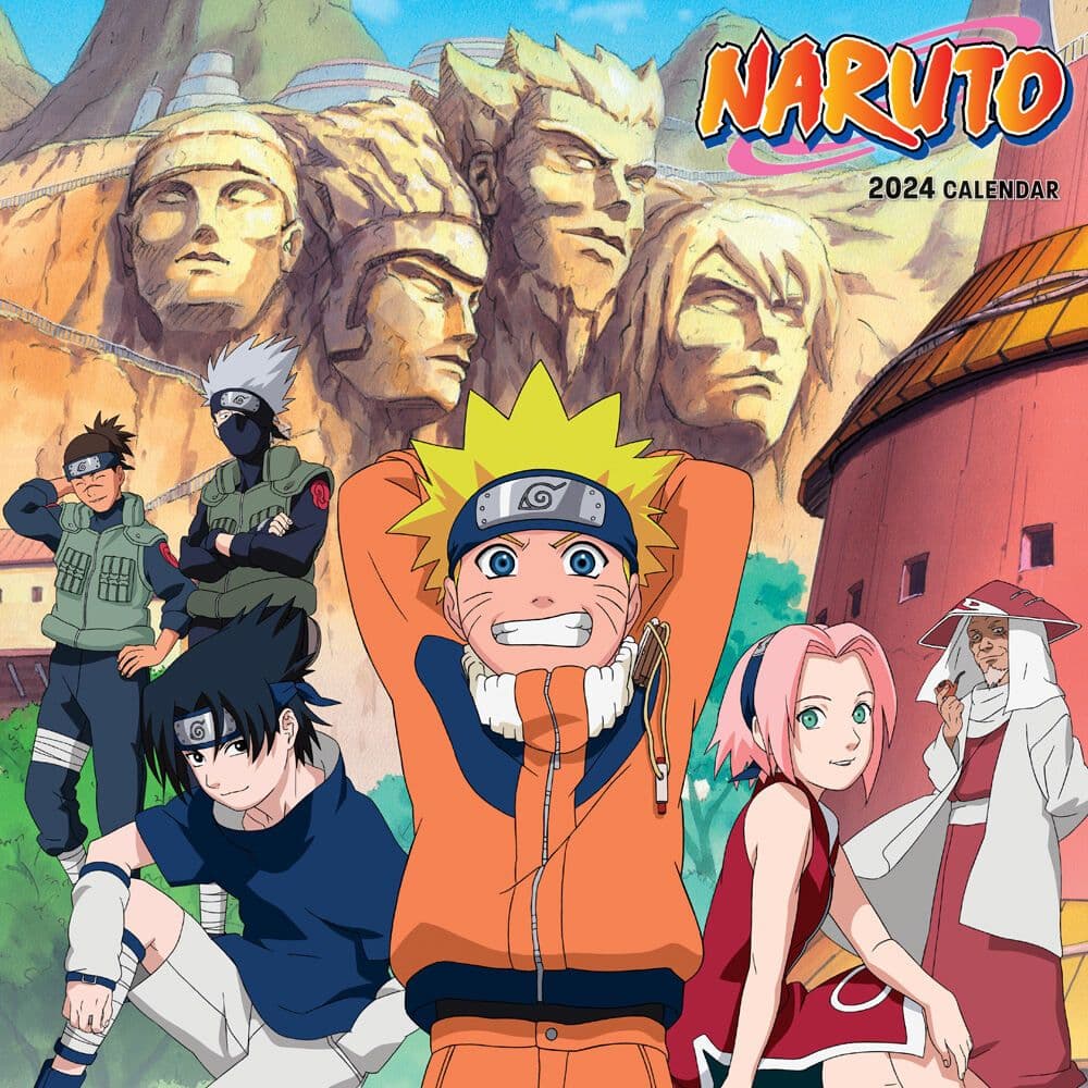 Naruto 2024 Wall Calendar