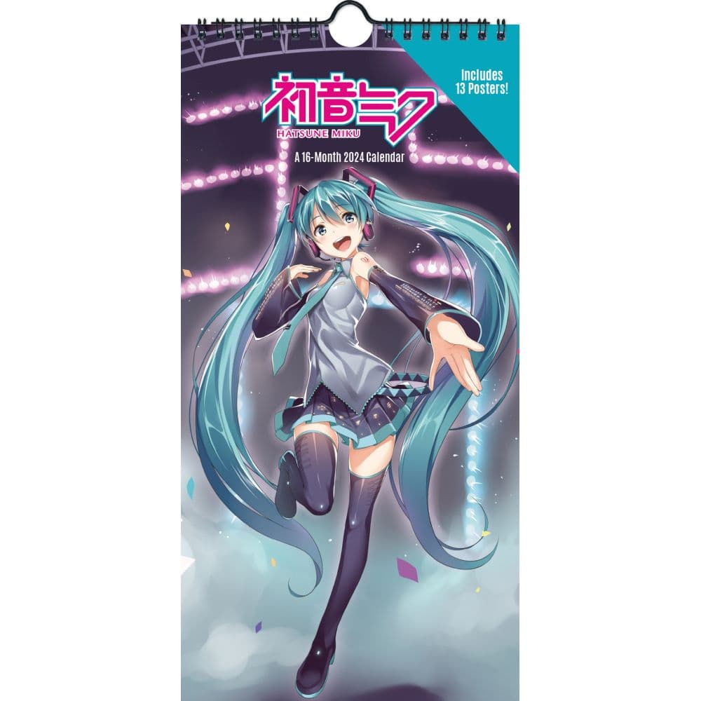 Hatsune Miku 2024 Mini Wall Calendar