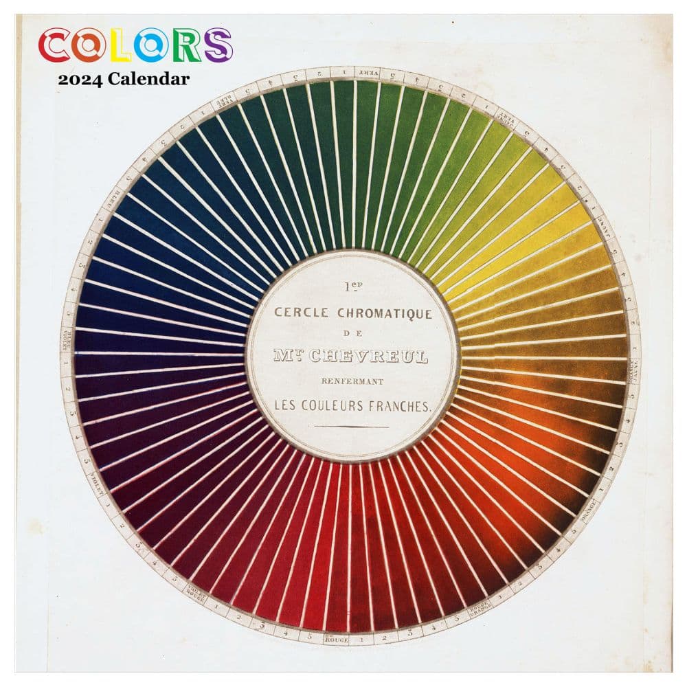 Colors 2024 Square Wall Calendar