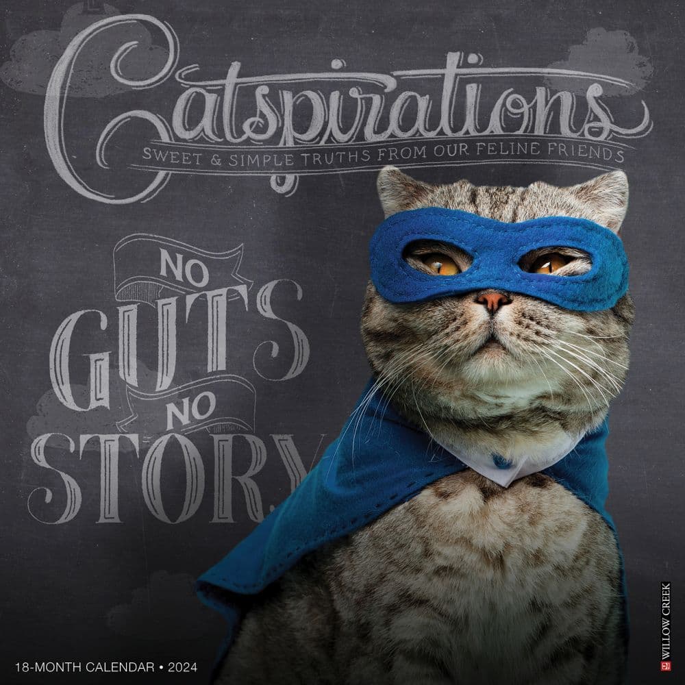 Catspirations 2024 Wall Calendar