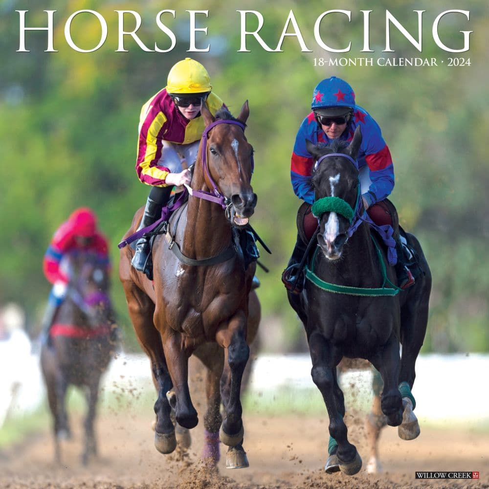 Horse Racing 2024 Wall Calendar