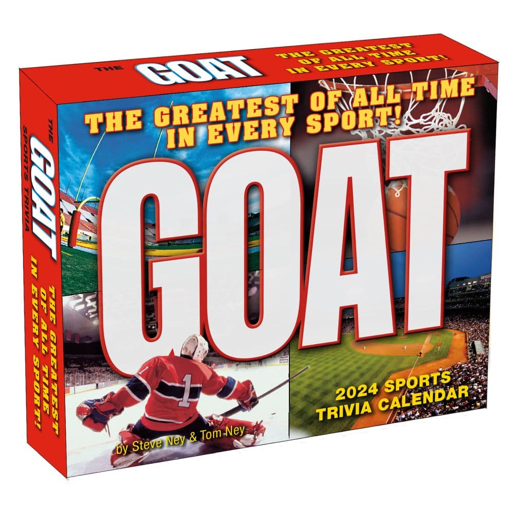 G.O.A.T. Sports Trivia 2024 Desk Calendar