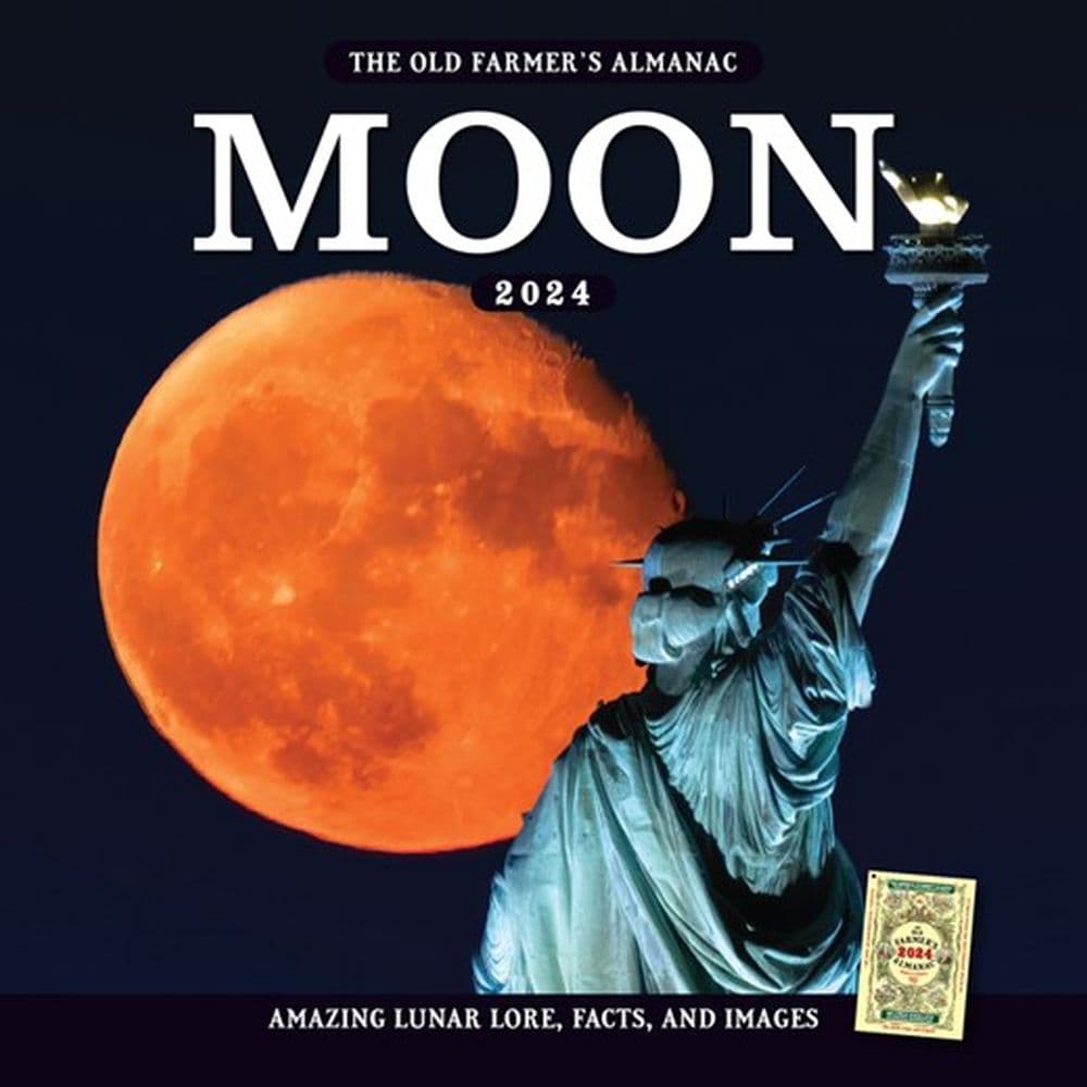 Old Farmers Almanac Moon 2024 Wall Calendar