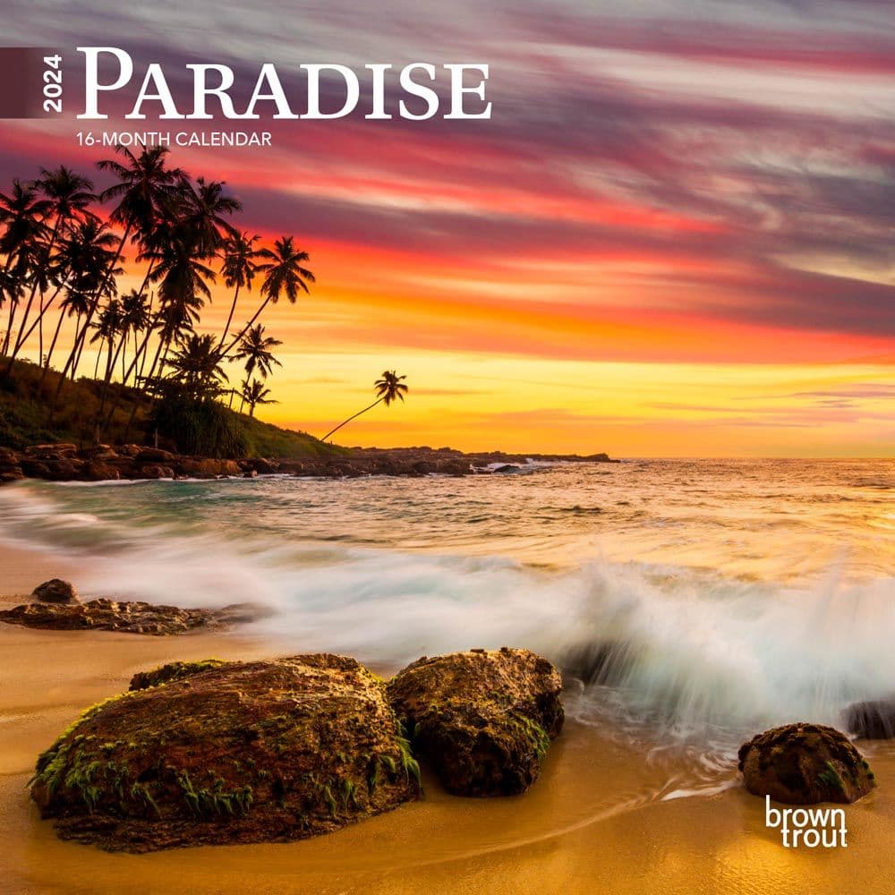 Paradise 2024 Mini Wall Calendar