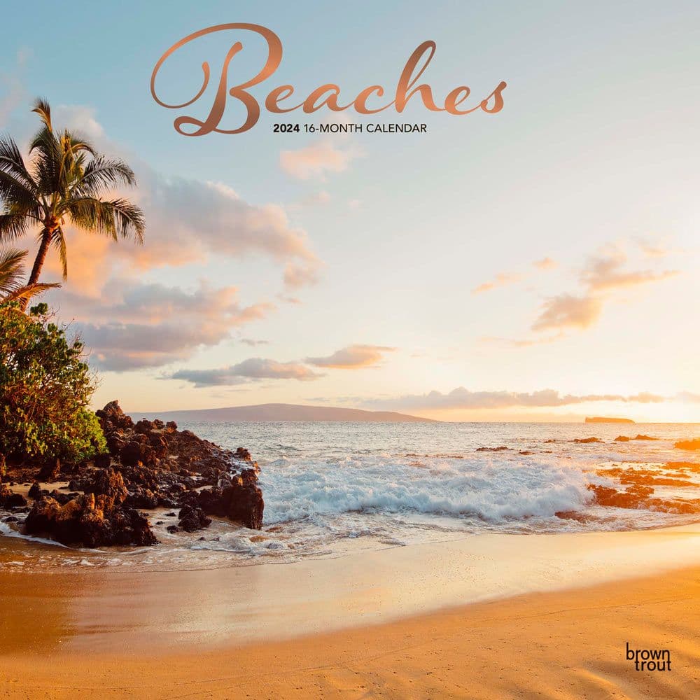 Beaches 2024 Wall Calendar