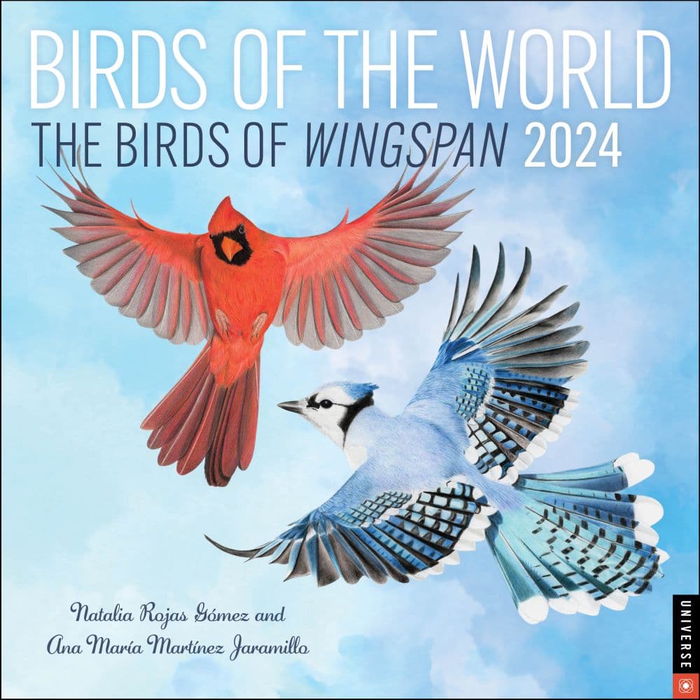 Birds of the World 2024 Wall Calendar