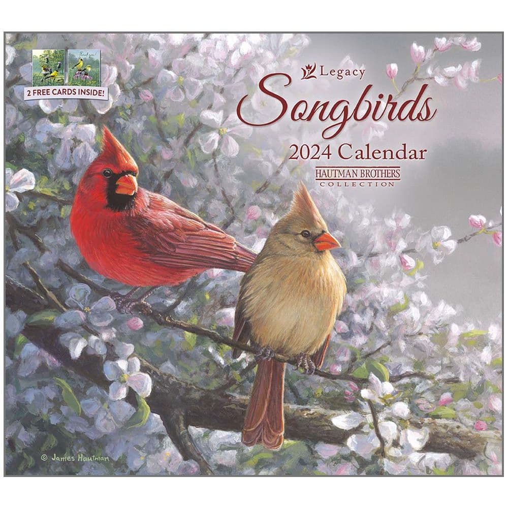 Songbirds Special Edition 2024 Wall Calendar