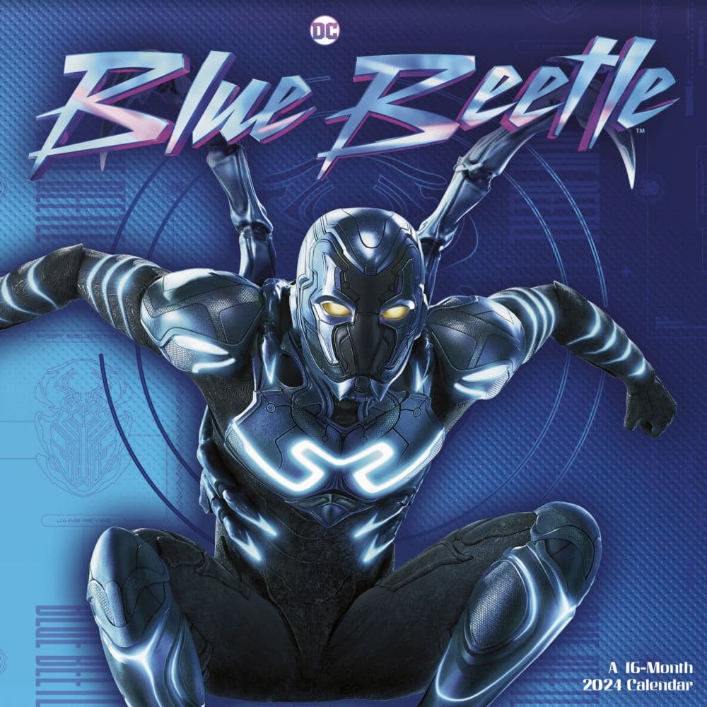 Blue Beetle 2024 Wall Calendar