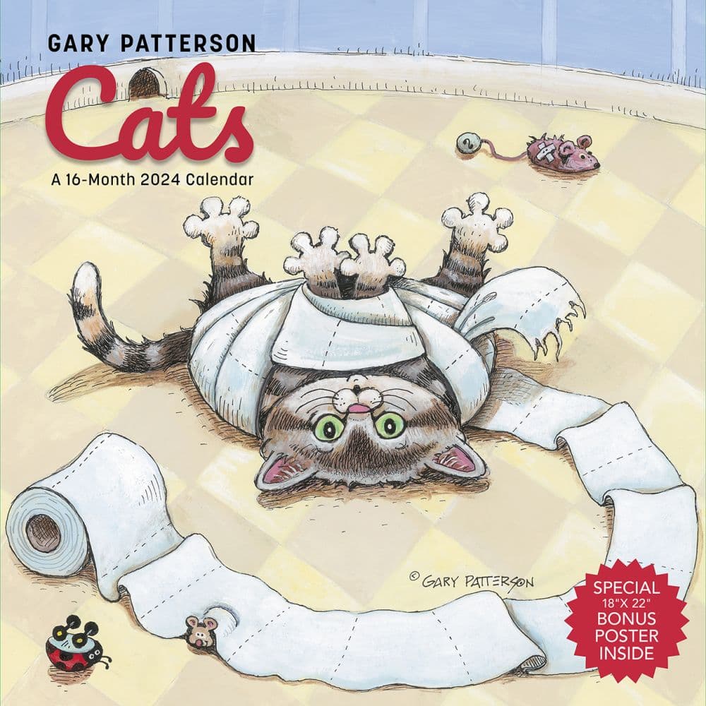 Patterson Cats 2024 Wall Calendar with Poster